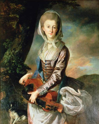 Miss Anne Gore als Savoyarde, 1774 von Johan Joseph Zoffany